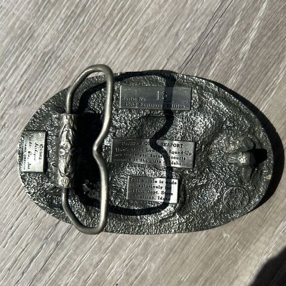 Lewiston western Idaho numbered belt buckle - Picture 3 of 4